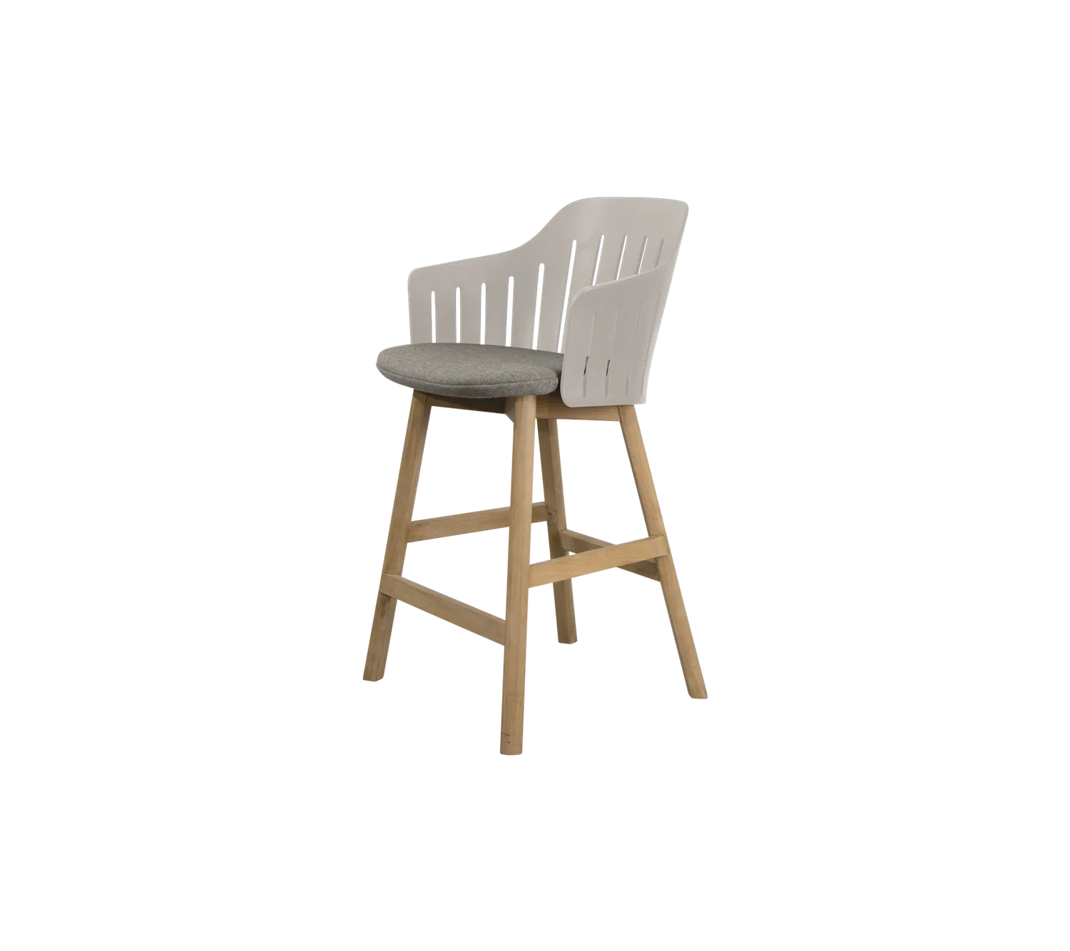 Cane-Line Choice counterstol black teak recycled
