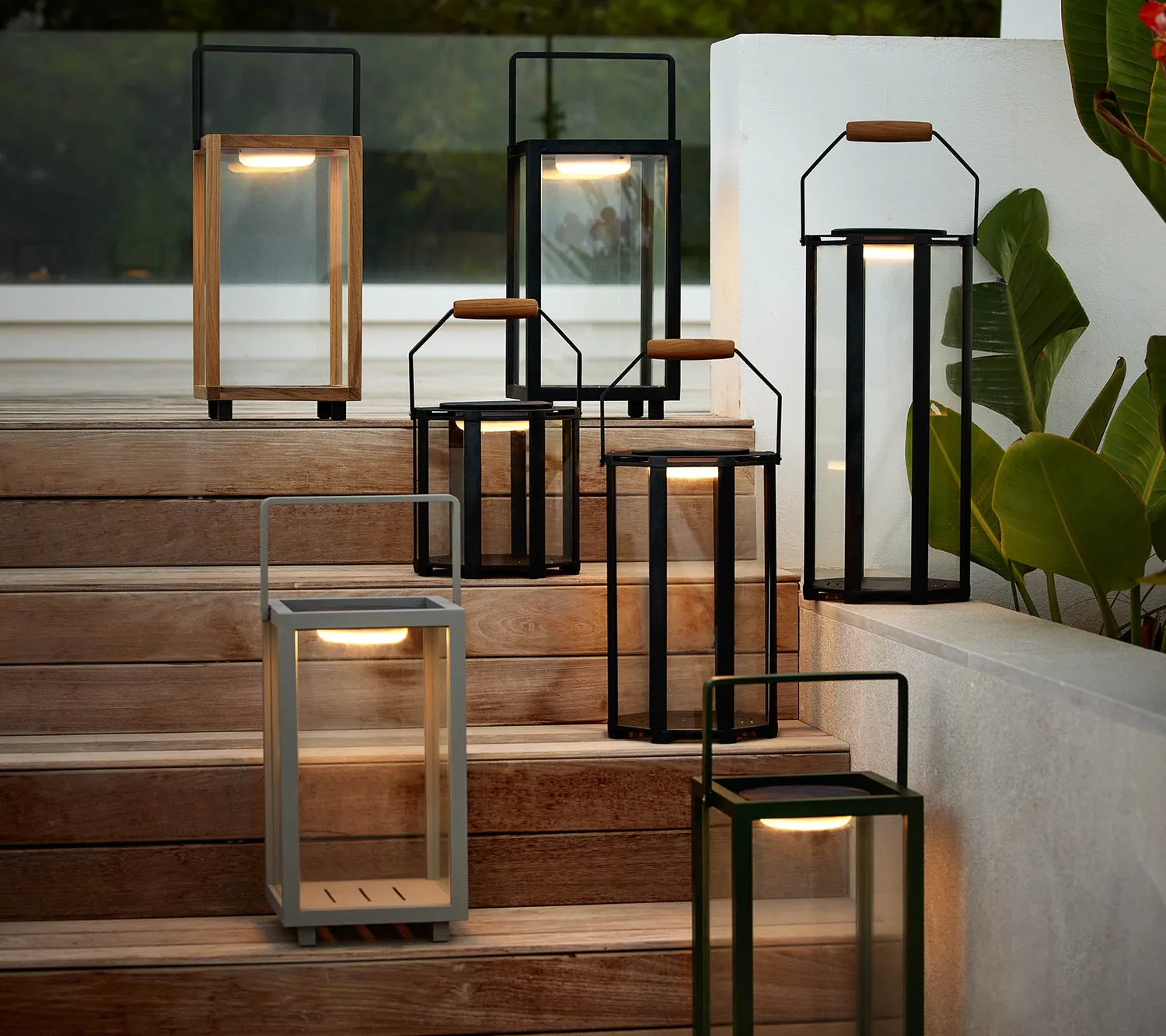 Cane-Line Lighthouse lanterne mini lava grey aluminium