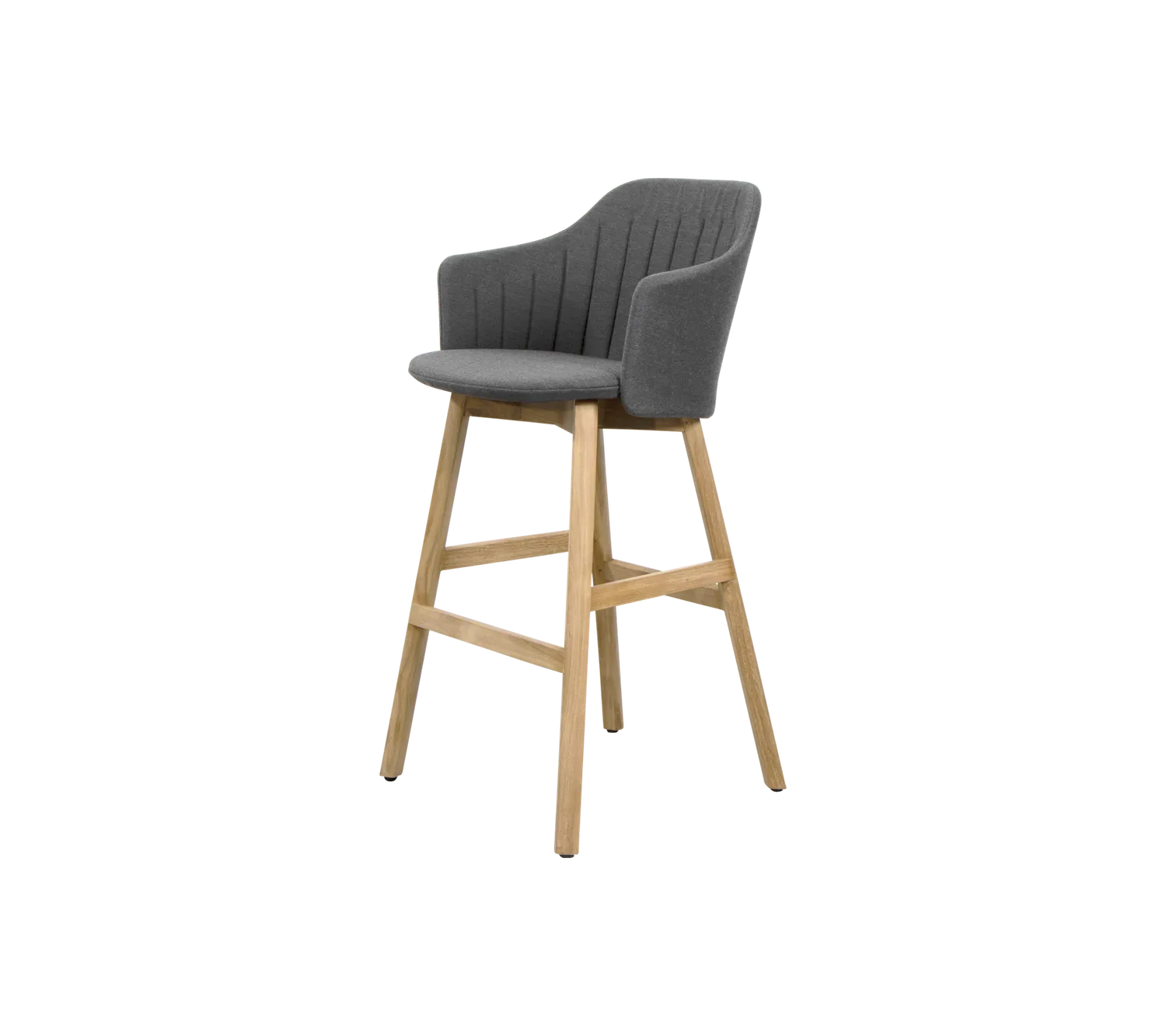 Cane-Line Choice barstol sort genbrugsplast teak