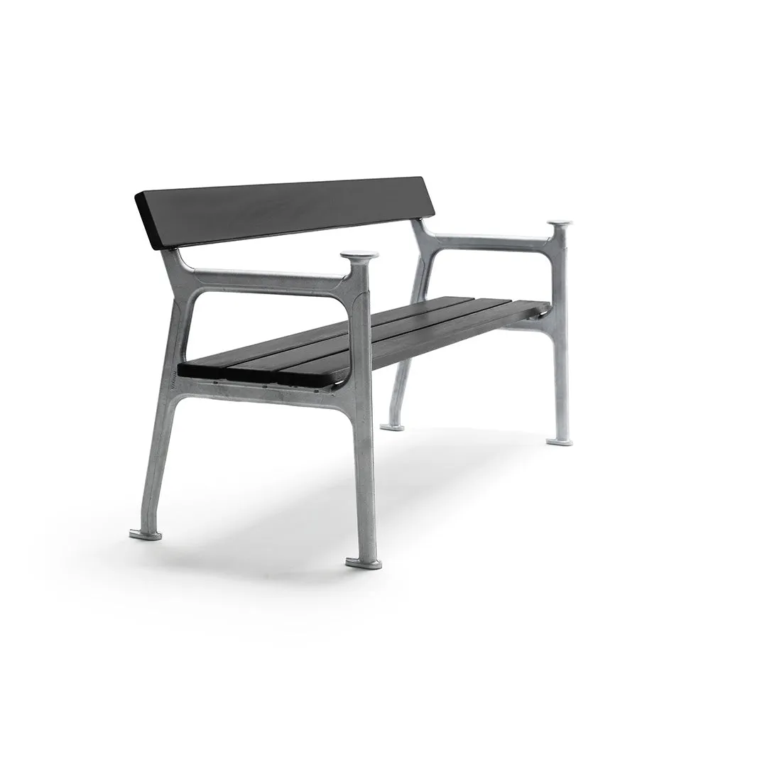 Byarums Bruk Vilamoura parksofa støbejern træ