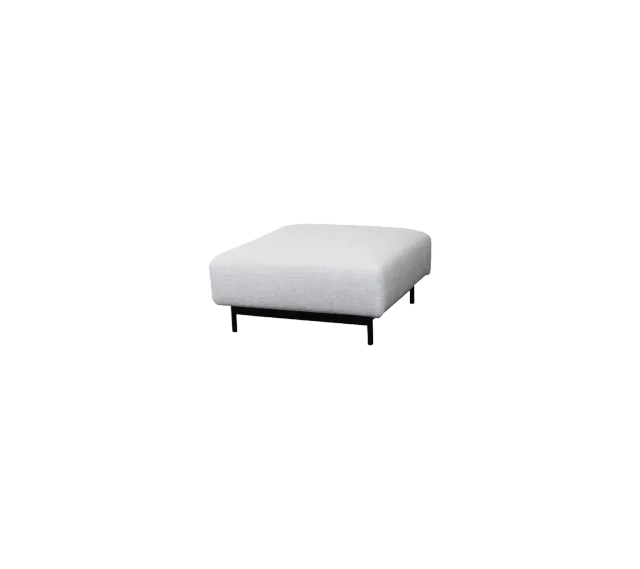 Cane-Line Aura puf light grey Essence stof