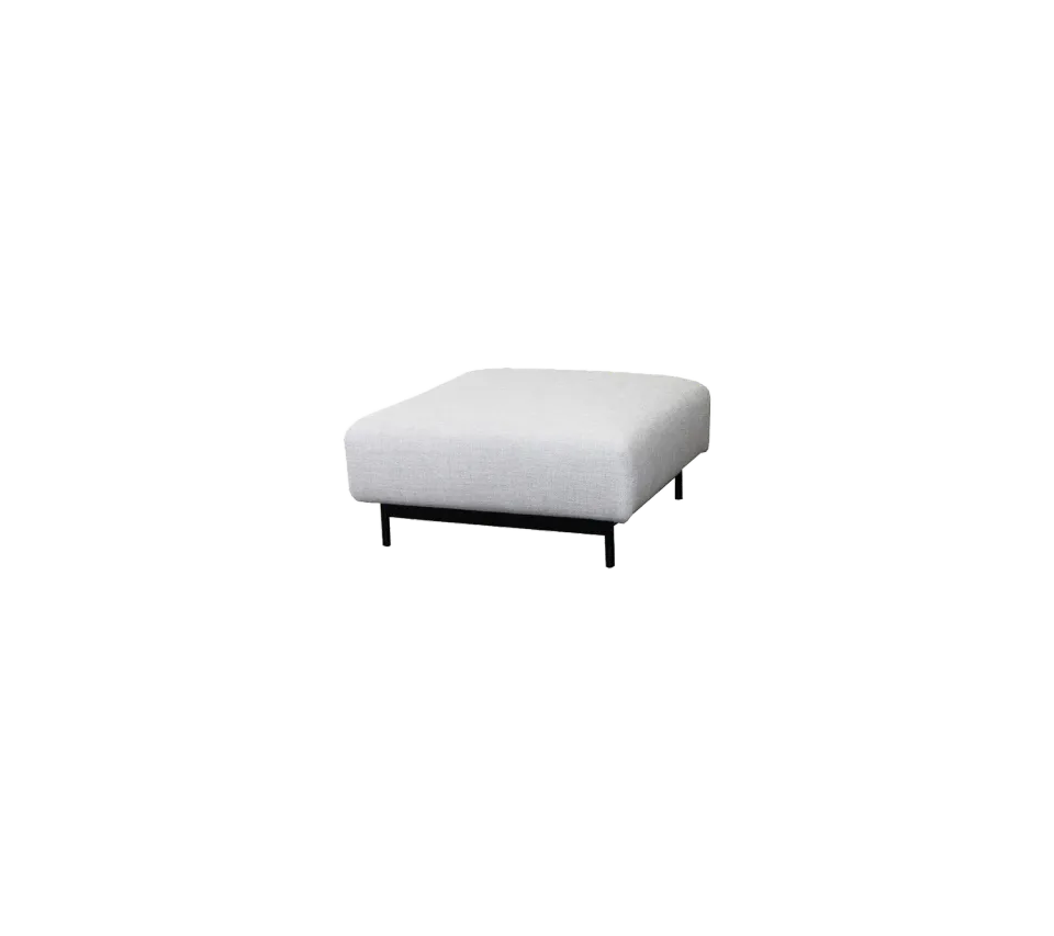 Cane-Line Aura puf light grey Essence stof