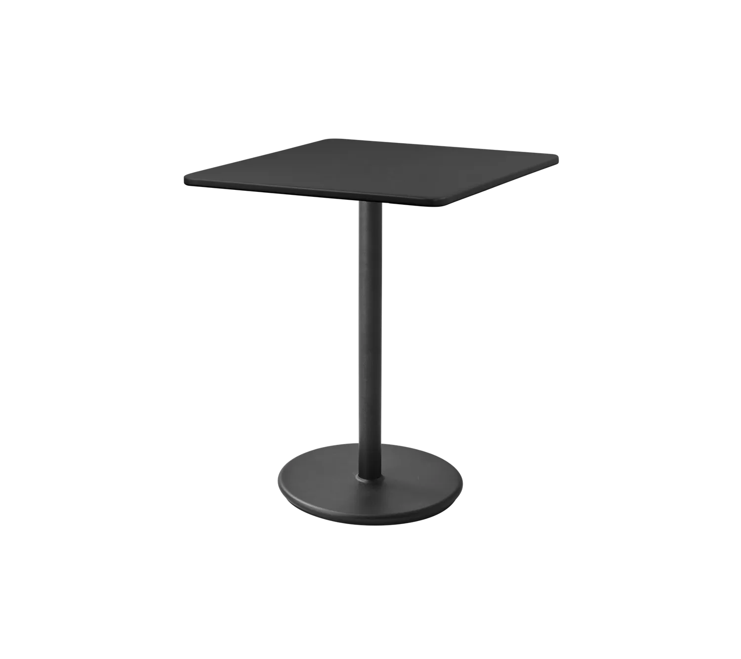 Cane-Line Go cafébord 75x75 cm lava grey aluminium