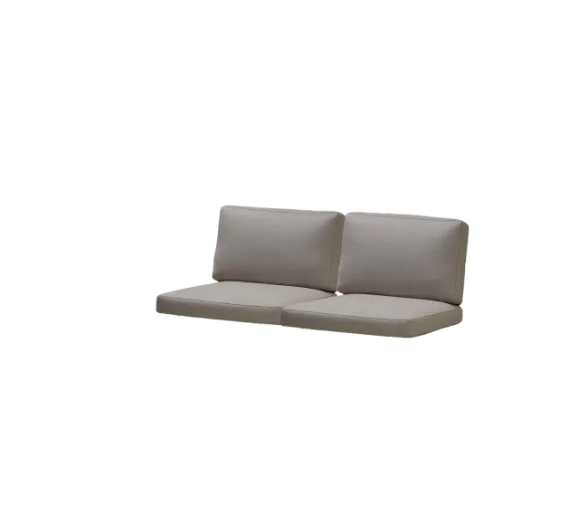 Cane-Line Connect 2-pers sofa hyndesæt taupe QuickDry
