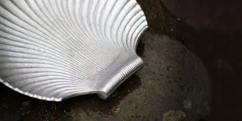 Byarums bruk Snäcka fuglebad musling i beton