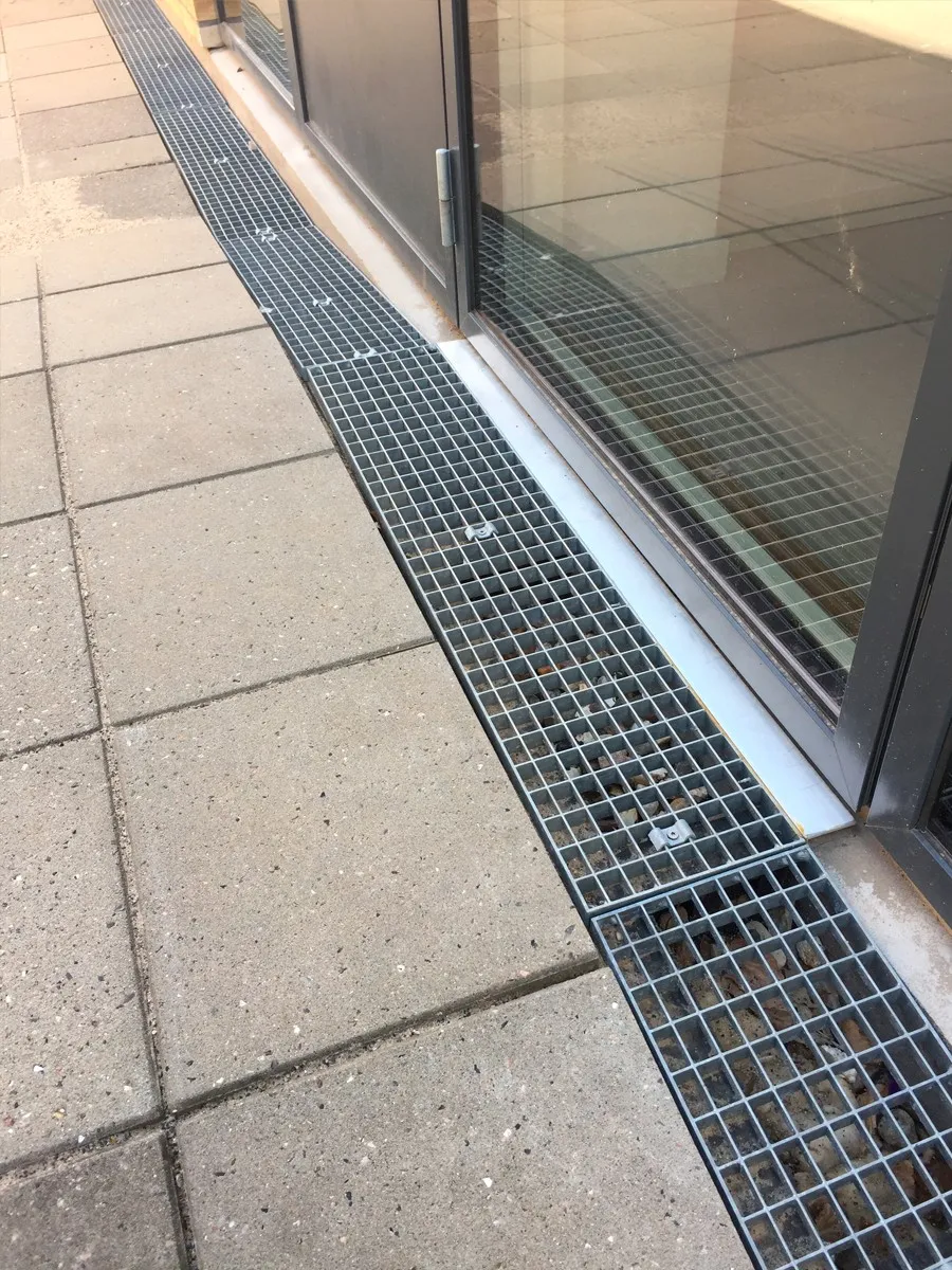 DUTRA dørprofil 1000x100x20 mm galvaniseret stål