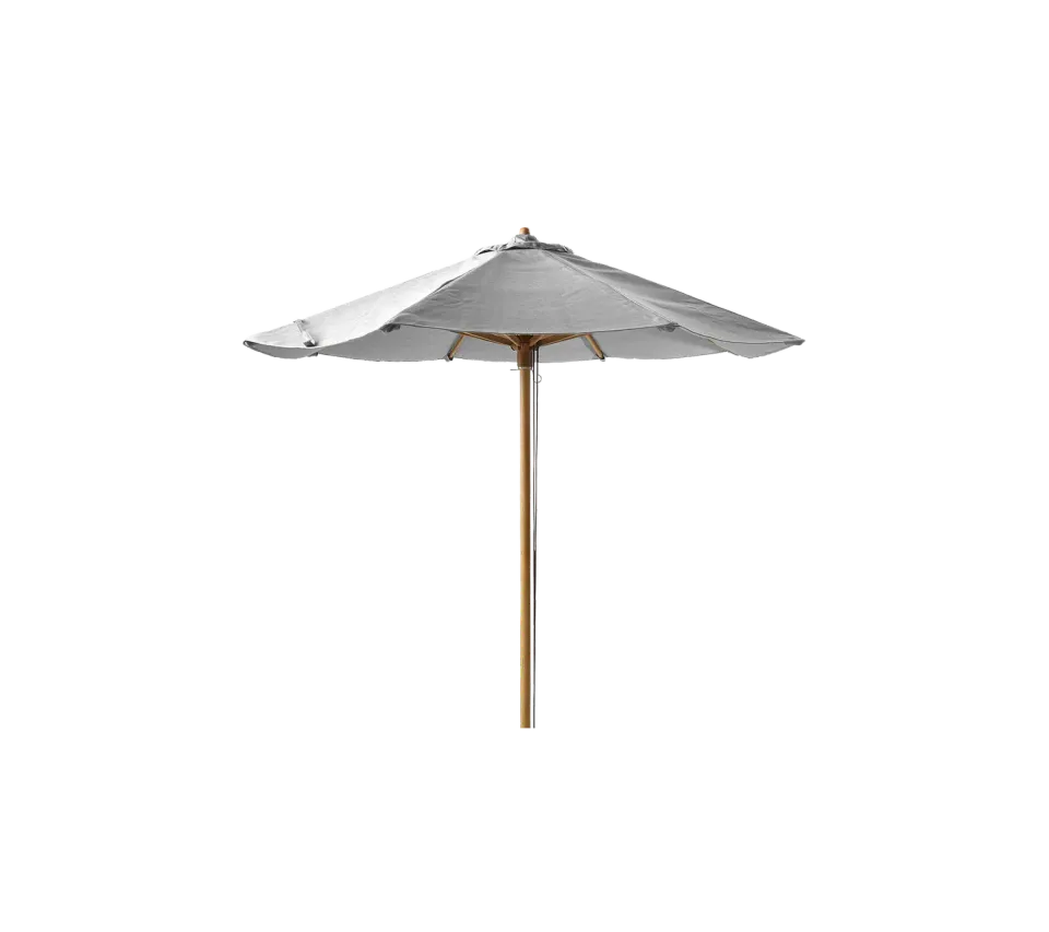 Cane-Line Classic parasol 2,4 m teak snoretræk