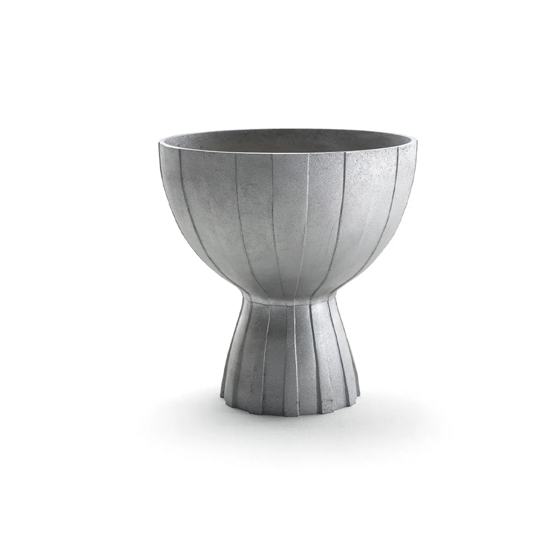 Byarums Bruk Duett blomsterurne rå aluminium