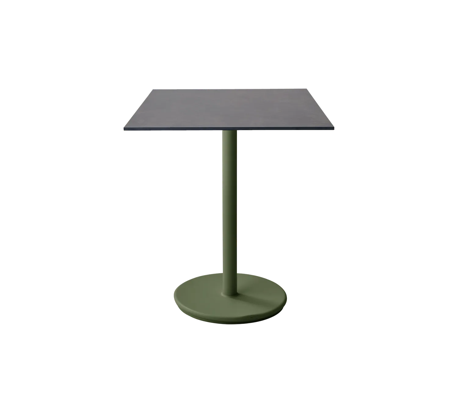 Cane-Line Go cafébord 75x75 cm lava grey aluminium