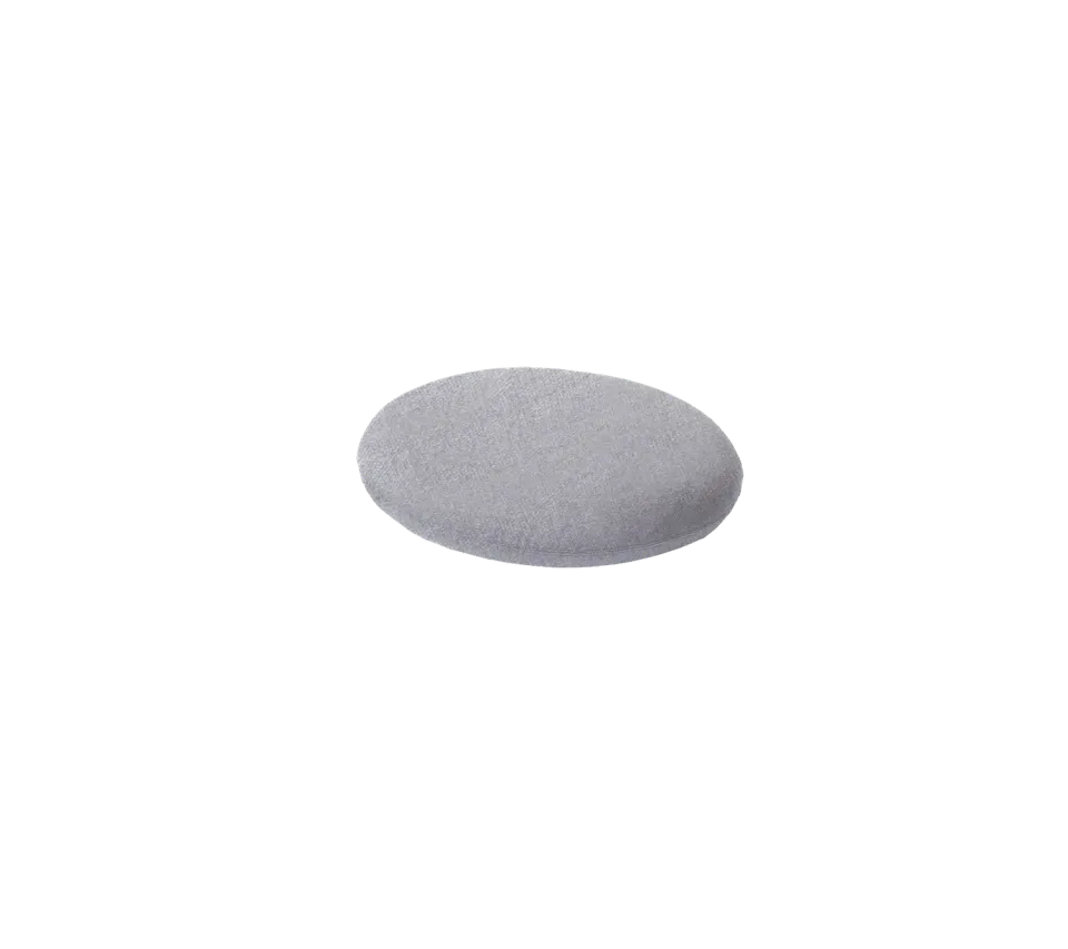 Cane-Line Nest rund stol hyndesæt Light grey Essence