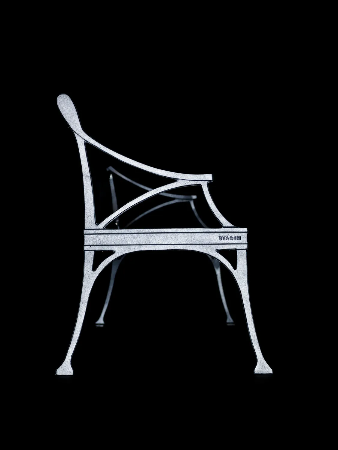 Byarums bruk Lessebo gavl til sofa natur aluminium