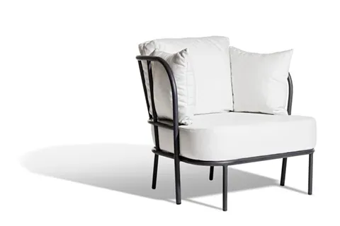 Skargaarden Saltö lounge chair loungestol silver grey