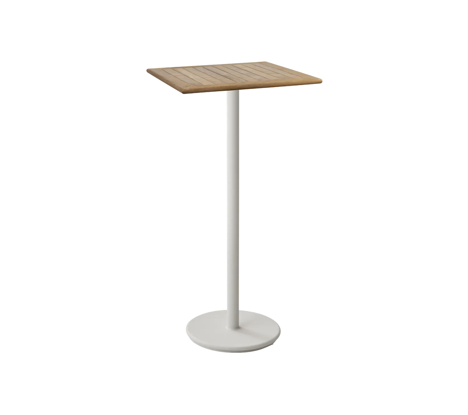 Cane-Line Go barbord 72x72 lava grey teak