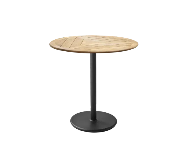 Cane-Line Go cafébord dia. 80 cm aluminium