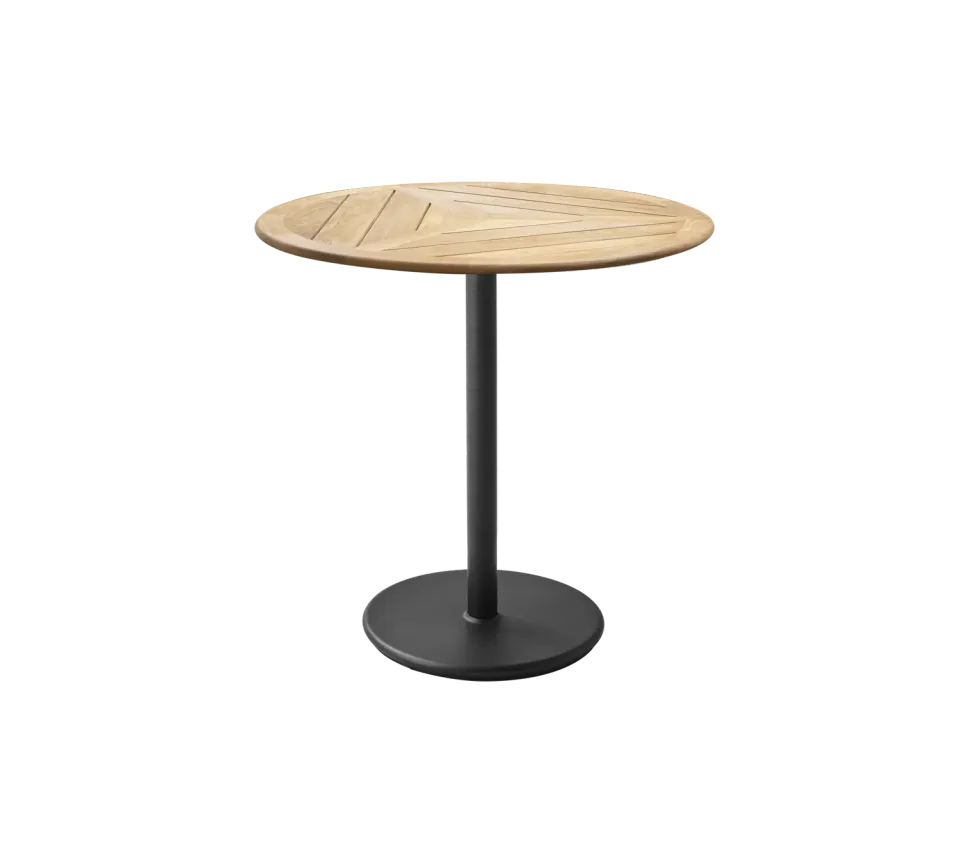 Cane-Line Go cafébord dia. 80 cm aluminium