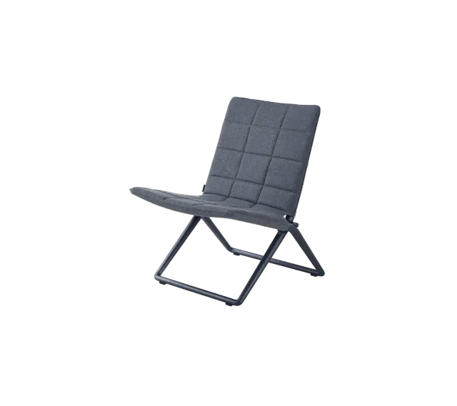 Cane-Line Traveller lounge klapstol grey quickdry