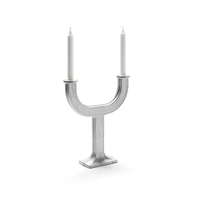 Byarums bruk Salut kandelaber aluminium U-form