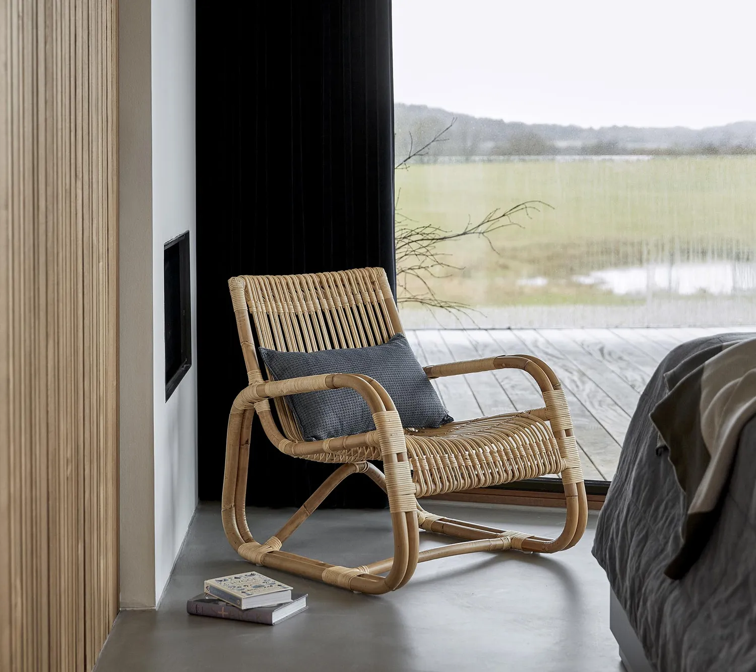 Cane-Line Curve loungestol natural rattan indendørs