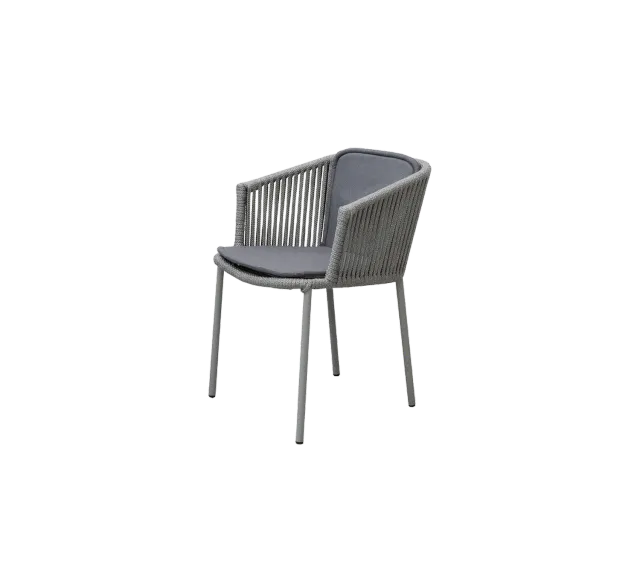 Cane-Line Moments stol stabelbar Grey Soft Rope