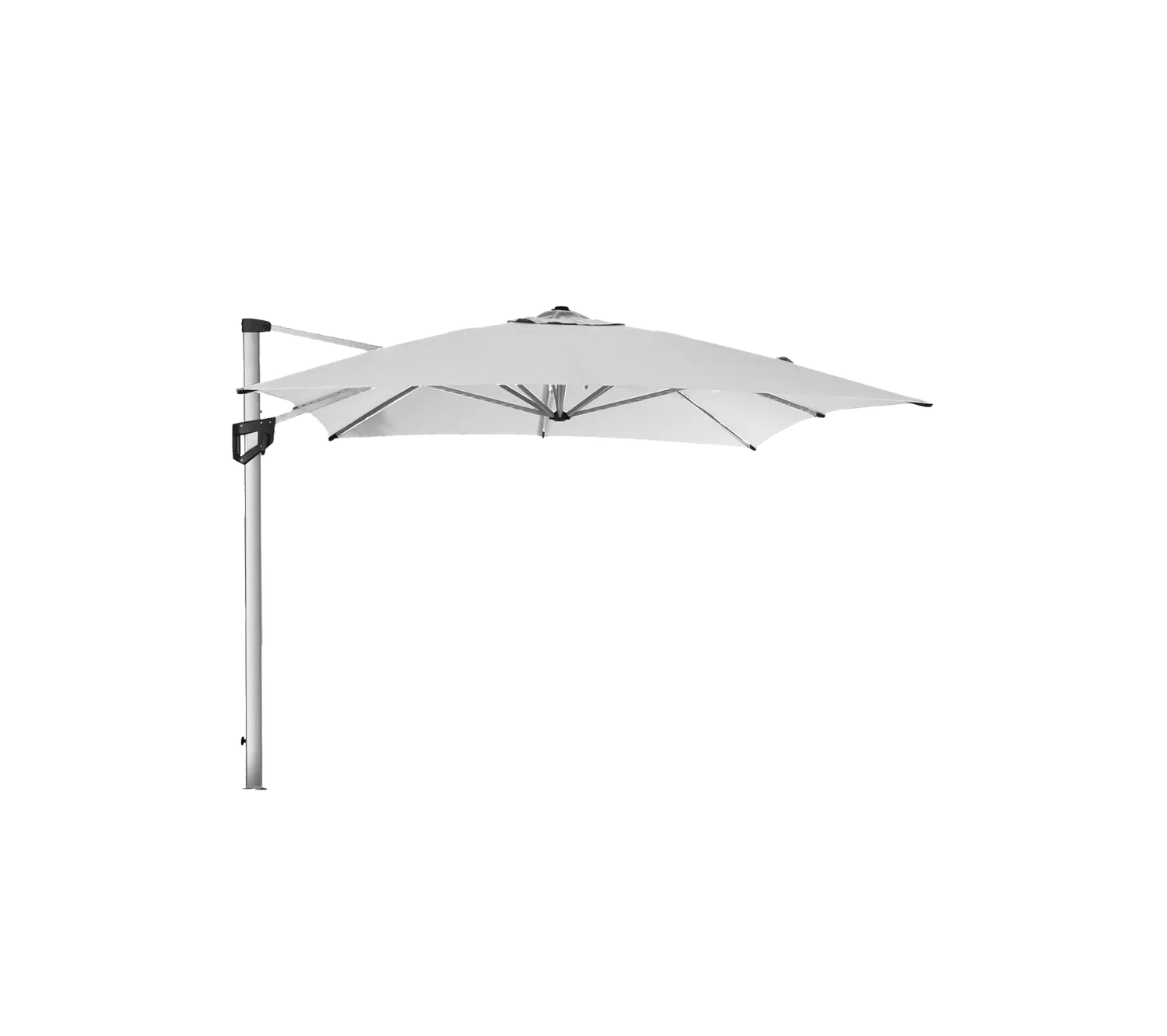 Cane-Line Hyde luxe parasol 3x4 m taupe trælook