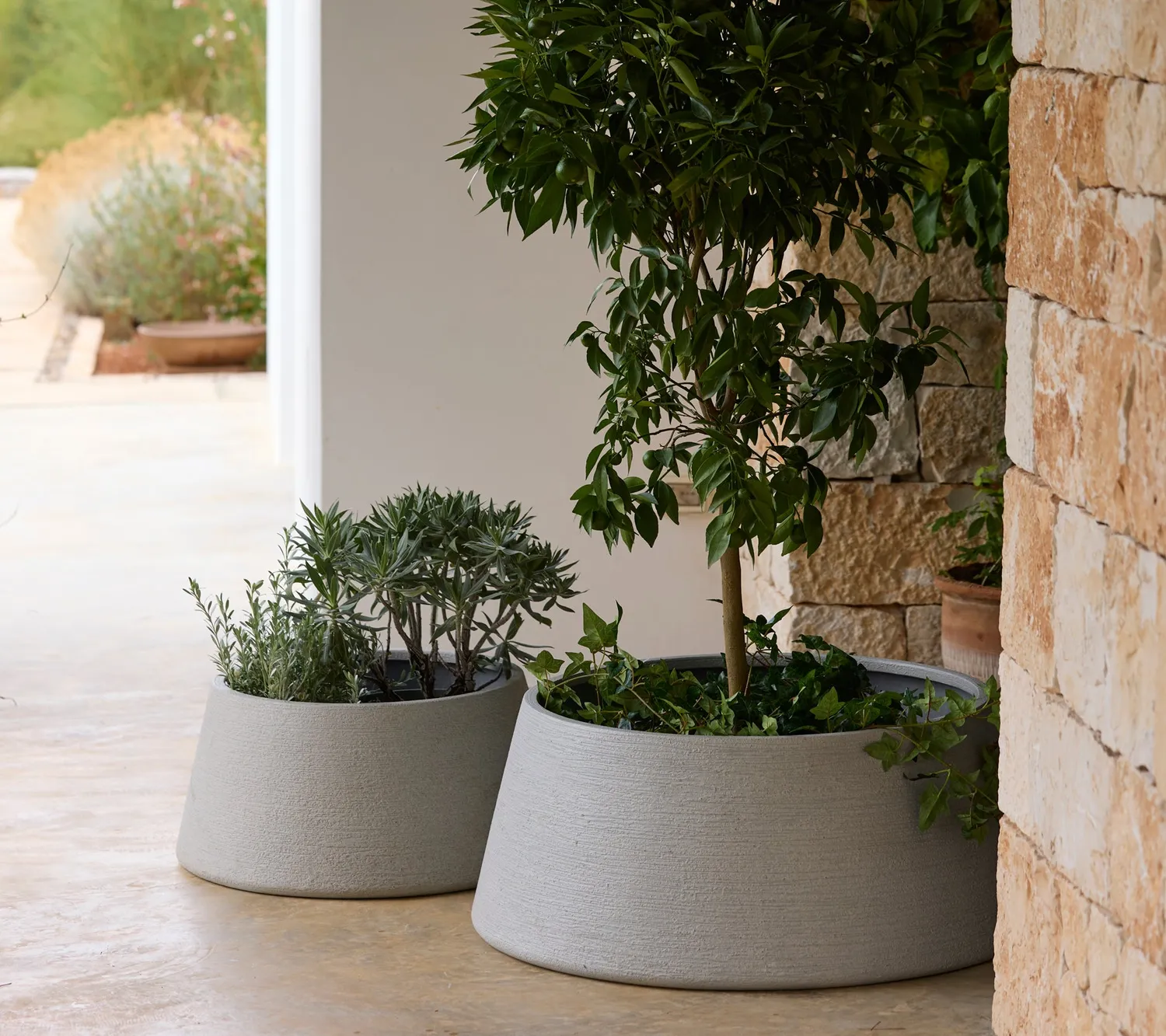 Cane-Line Soil plantekrukke trapez small fiberglas