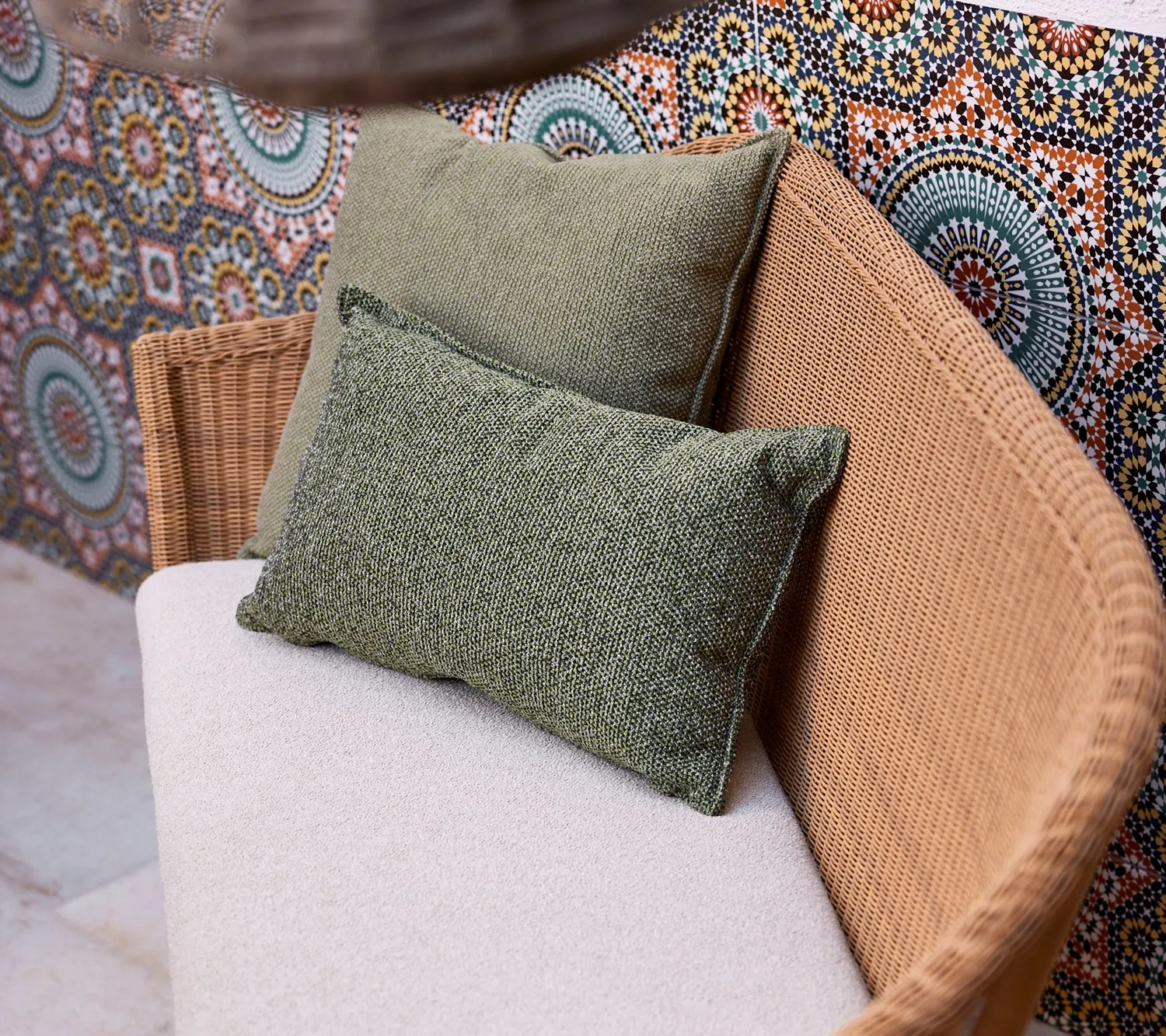 Cane-Line Lansing 2-pers sofa taupe weave hynde