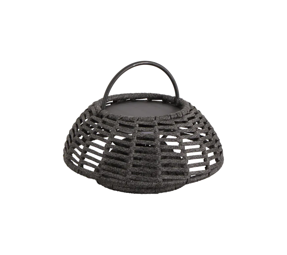 Cane-line Illusion hængelampe Dark Grey Solar LED