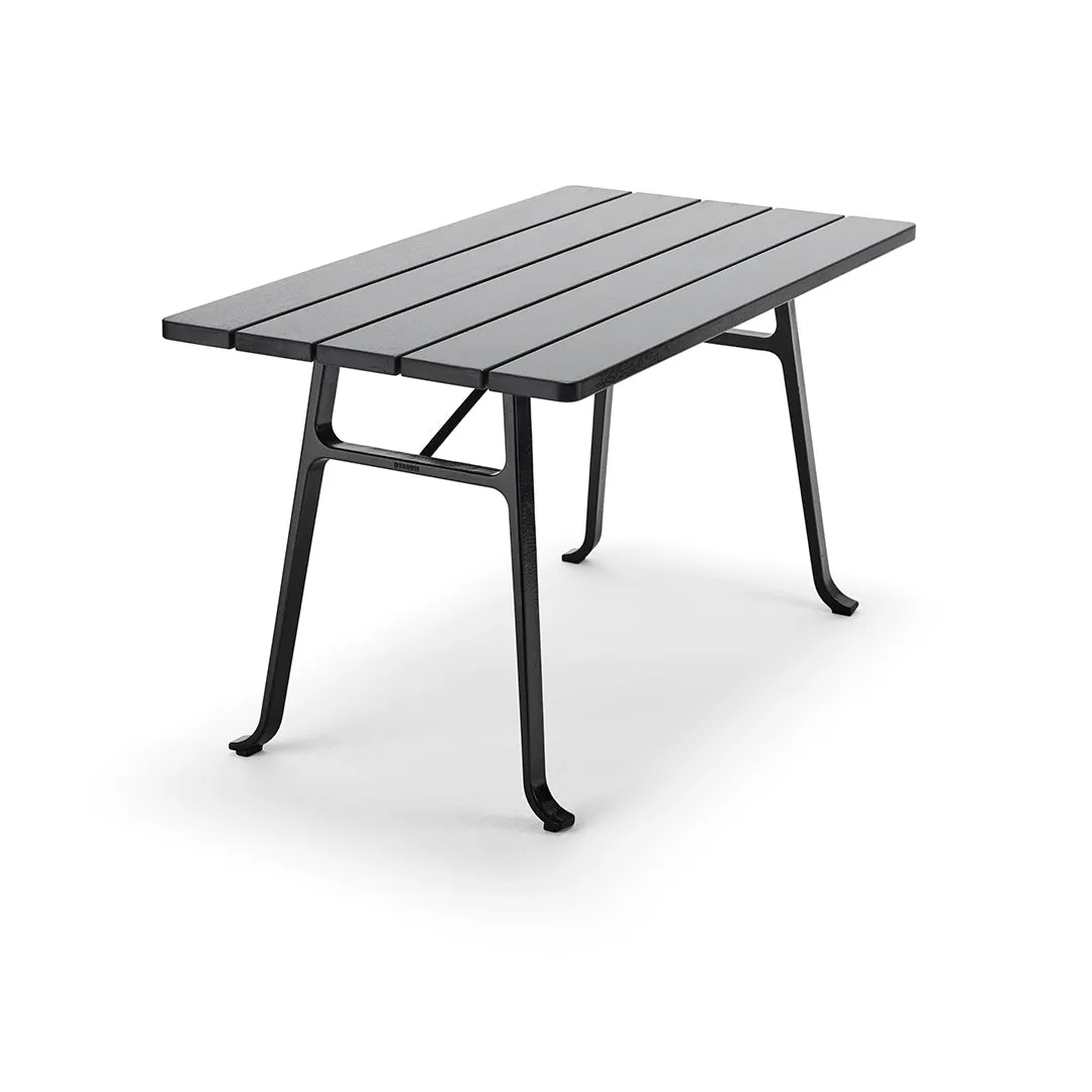 Byarums bruk Seriff havebord rå aluminium mahogni