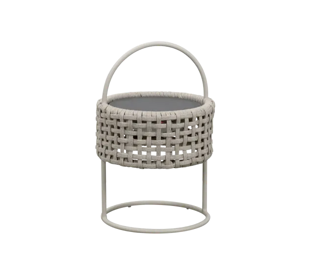 Cane-Line Illusion lampe mørkegrå Soft Rope solar