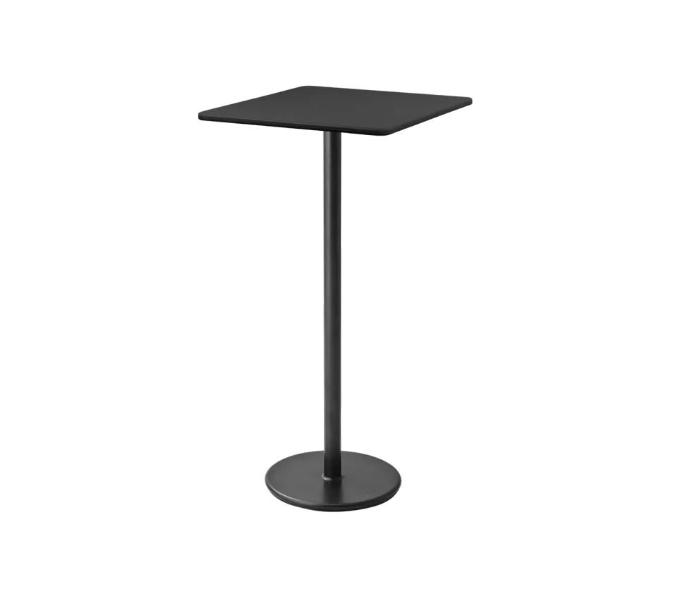 Cane-Line Go barbord 75x75 cm lava grey aluminium