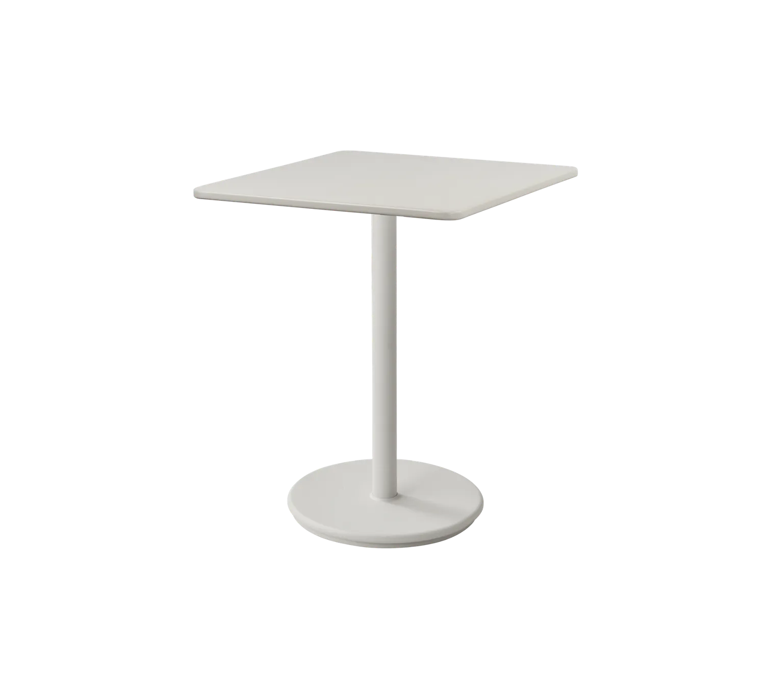 Cane-Line Go cafébord 75x75 cm lava grey aluminium