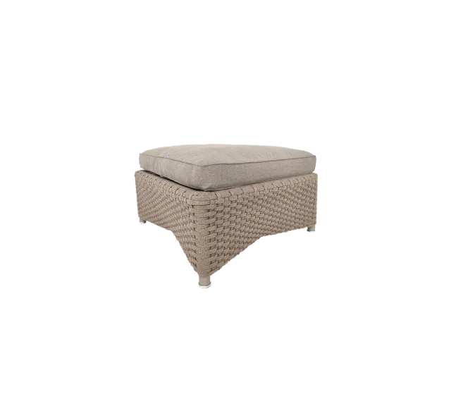 Cane-line Diamond fodskammel taupe Soft Rope medium