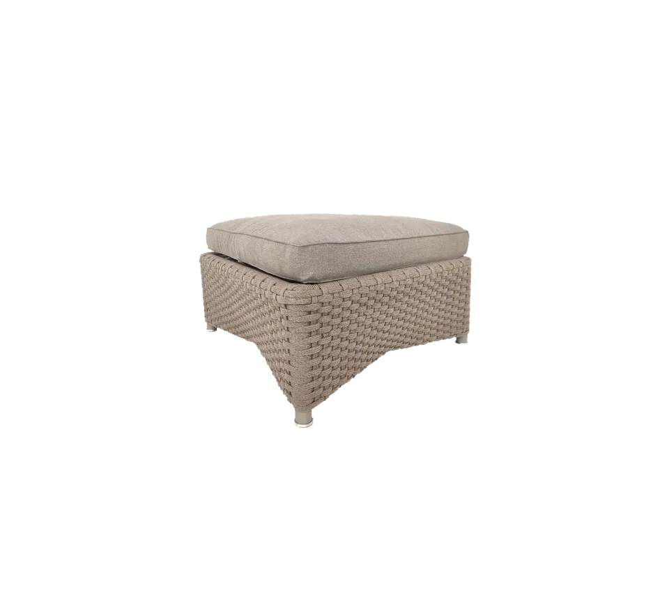 Cane-line Diamond fodskammel taupe Soft Rope medium