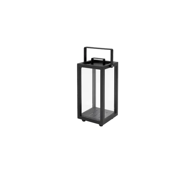 Cane-Line Lighthouse lanterne mini lava grey aluminium