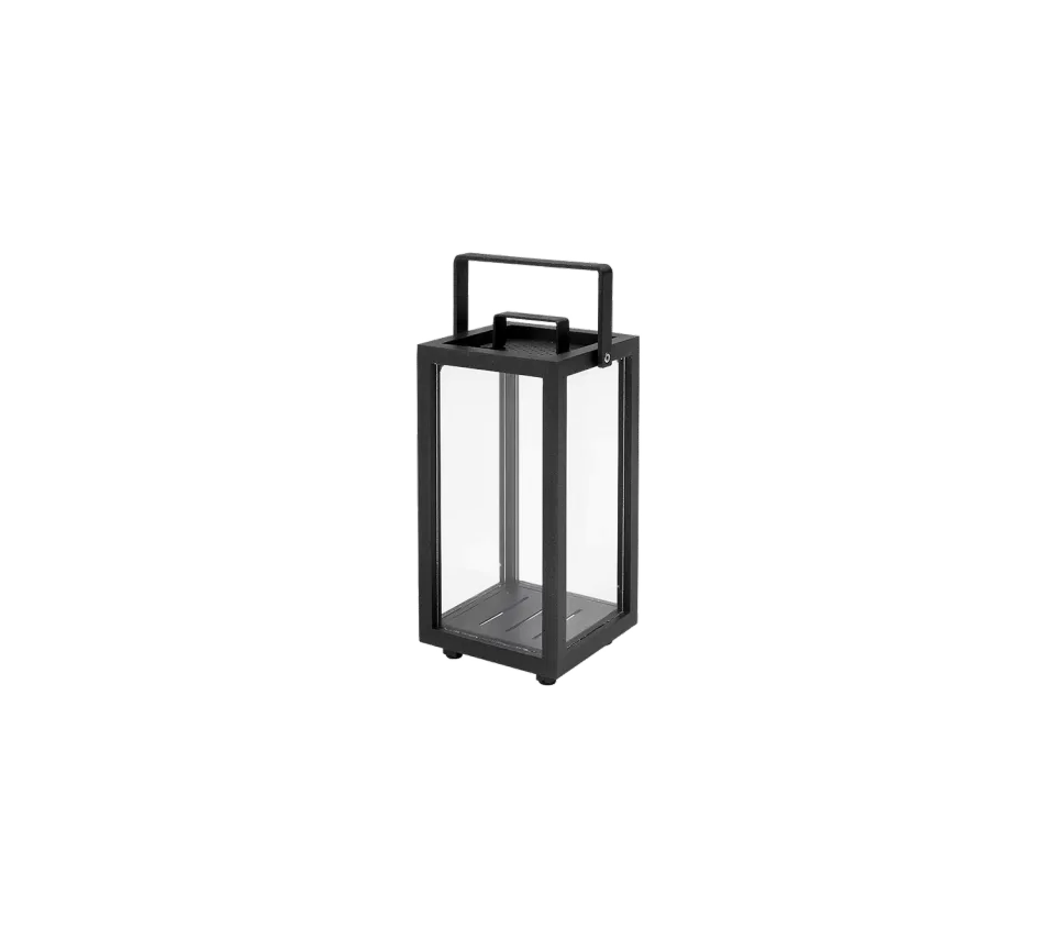 Cane-Line Lighthouse lanterne mini lava grey aluminium