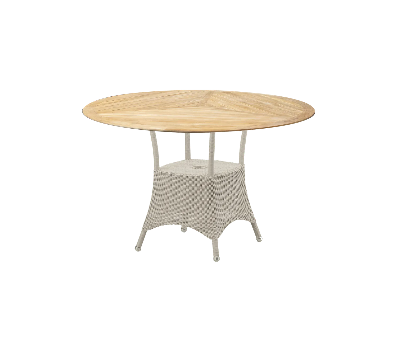 Cane-Line Lansing bord lille taupe teak Weave