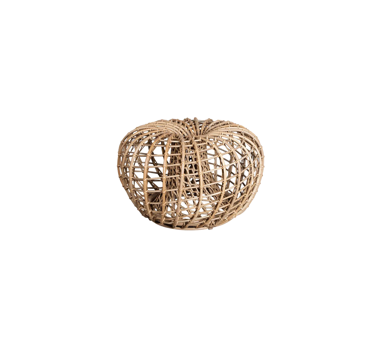 Cane-Line Nest lille fodskammel dark green weave