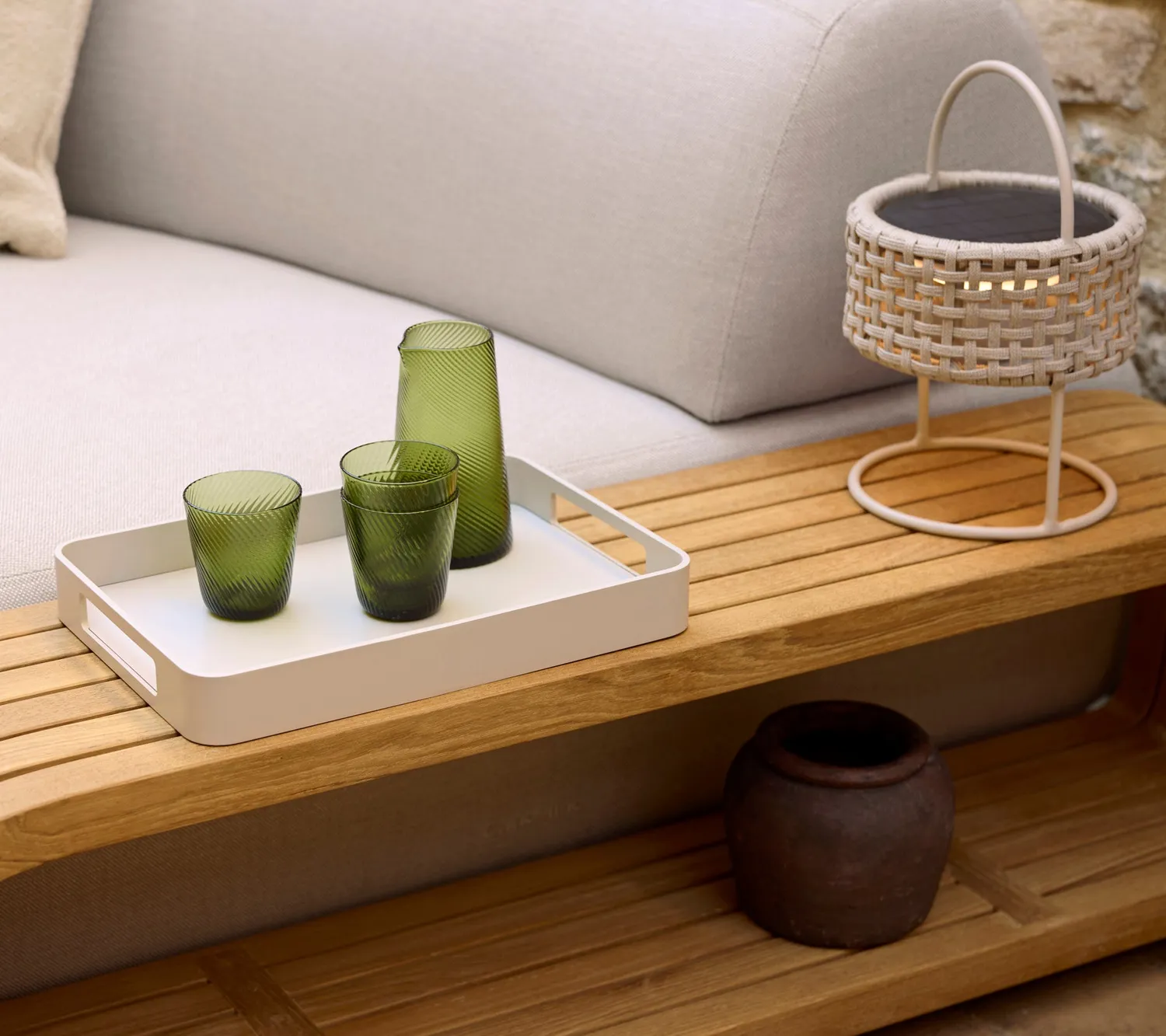 Cane-Line Mellow sofabord Teak til lounge
