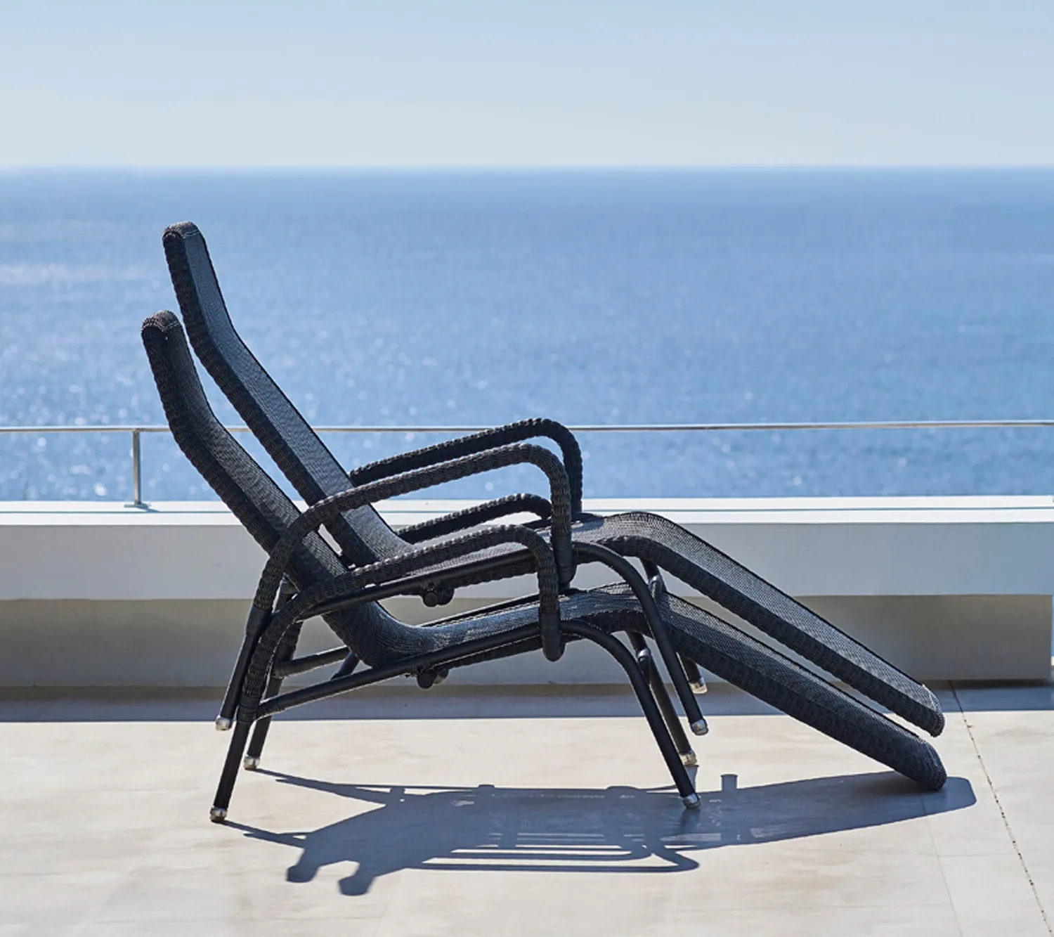 Cane-Line Sunrise solstol graphite stabelbar