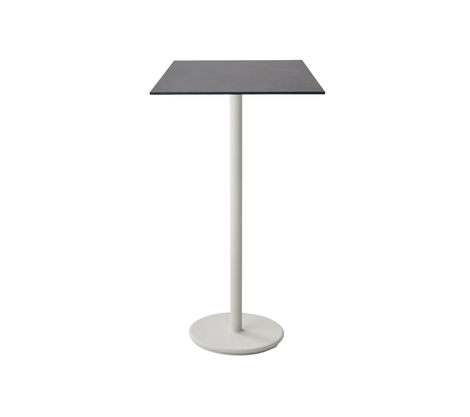 Cane-Line Go barbord 75x75 cm lava grey aluminium