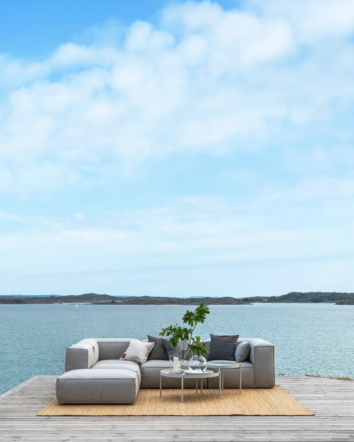 Skargaarden Asker sofa midtersektion small grå
