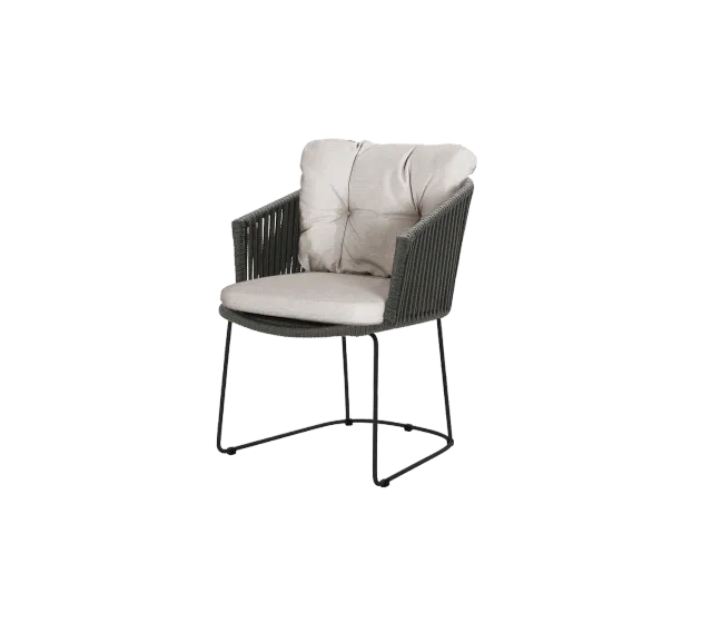 Cane-Line Moments stol grey soft rope sand