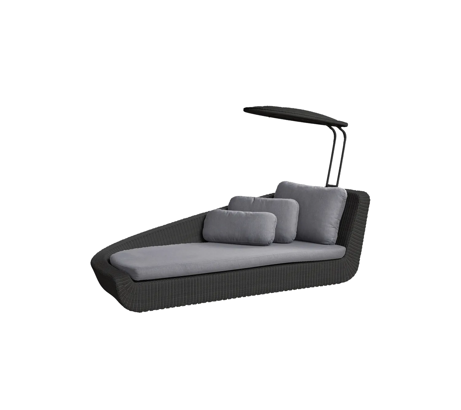 Cane-Line Savannah daybed højremodul hyndesæt White