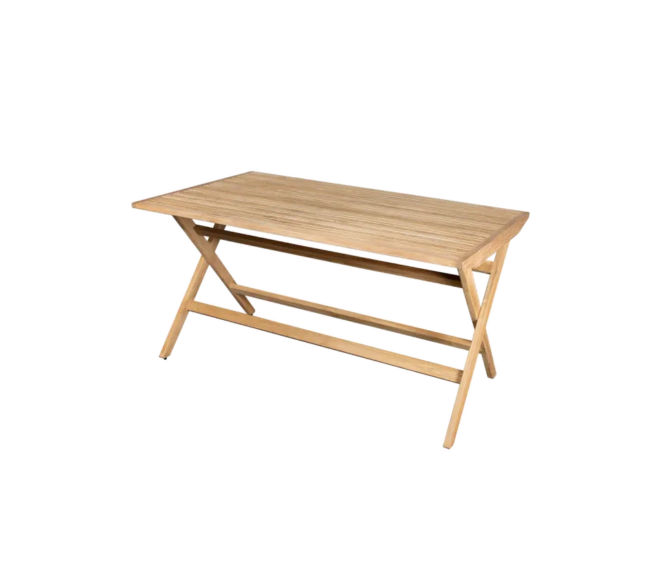 Cane-Line Flip stort klapbord i teak foldbart