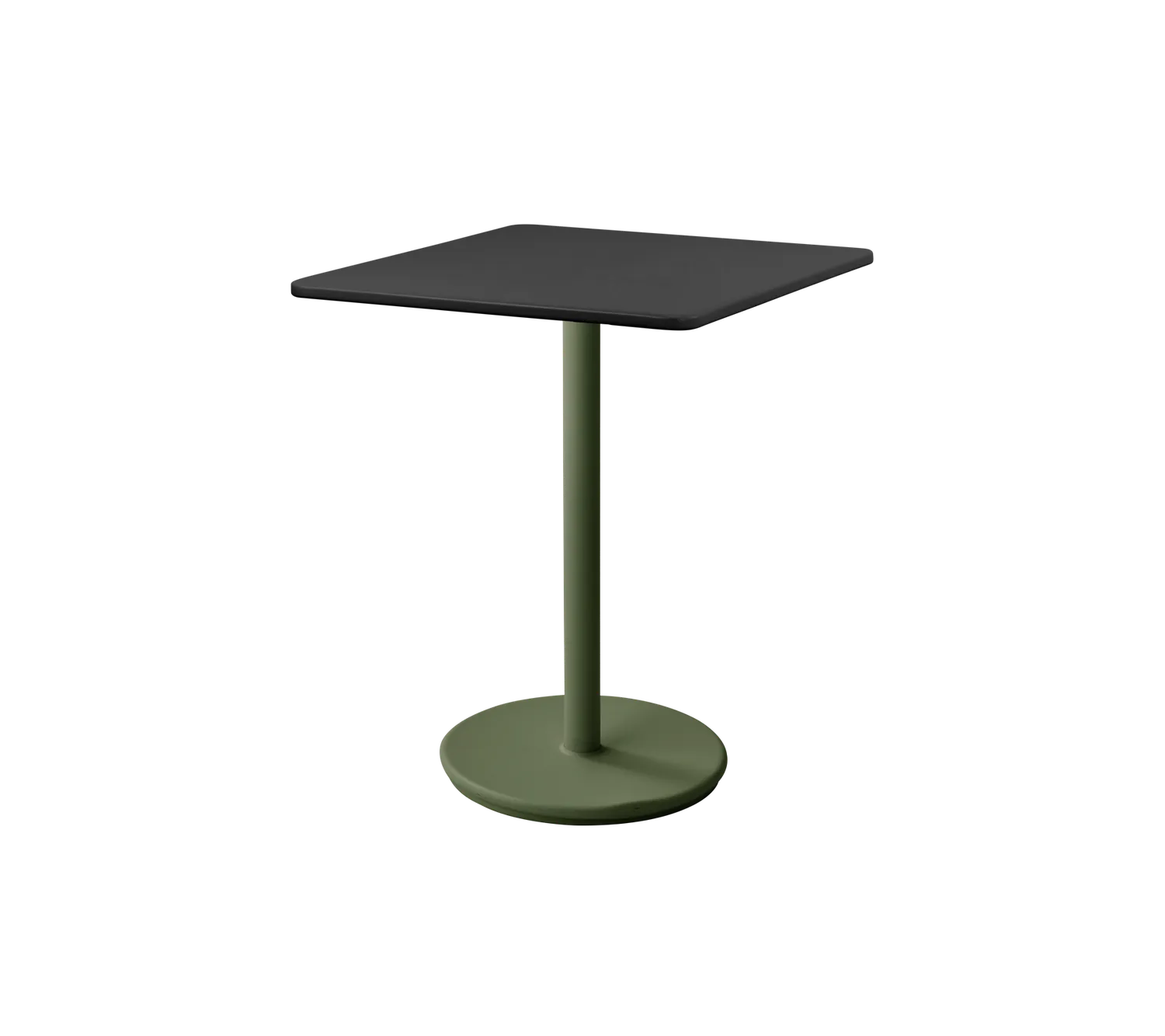 Cane-Line Go cafébord 75x75 cm lava grey aluminium