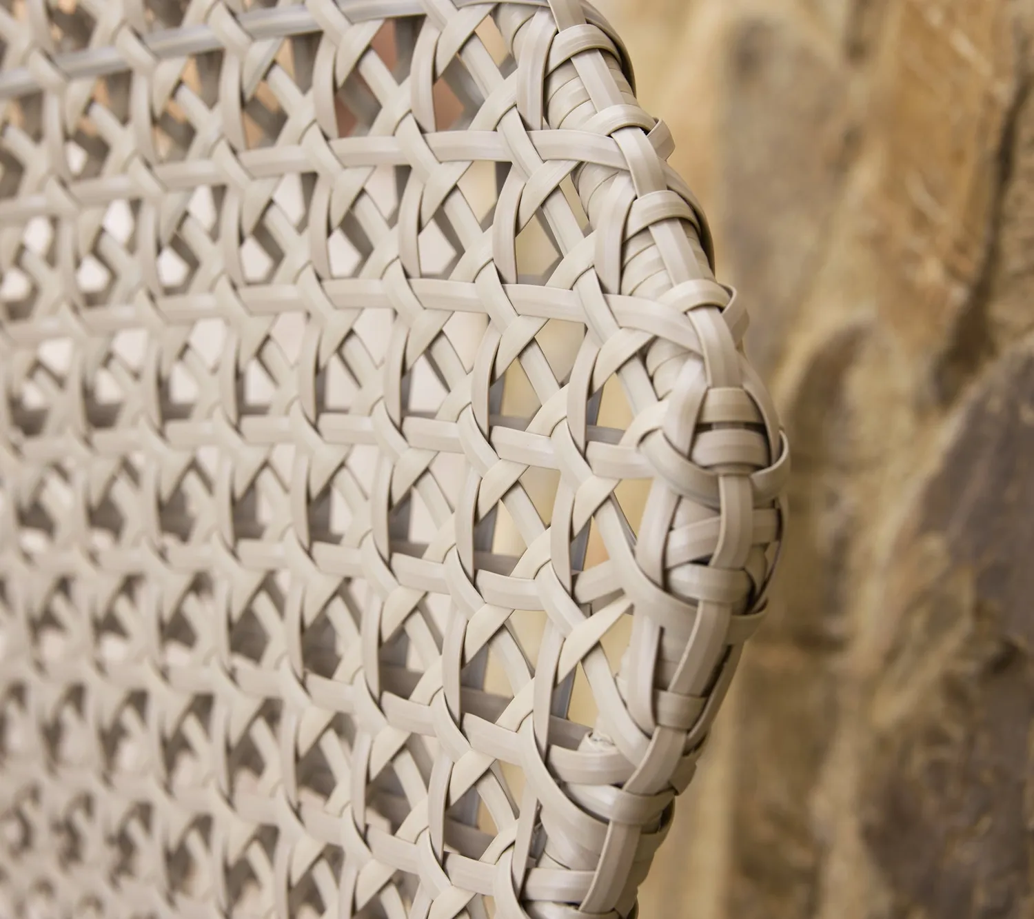 Cane-Line Vibe loungestol sort grafit weave