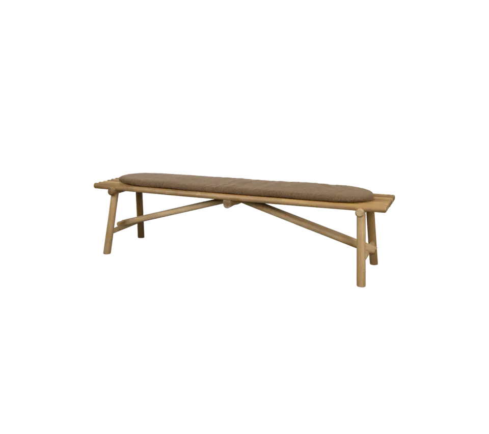 Cane-Line Sticks bænk taupe teak aluminium