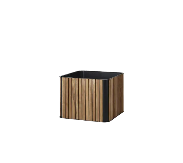 Cane-line Combine plantekasse teak lava grey aluminium