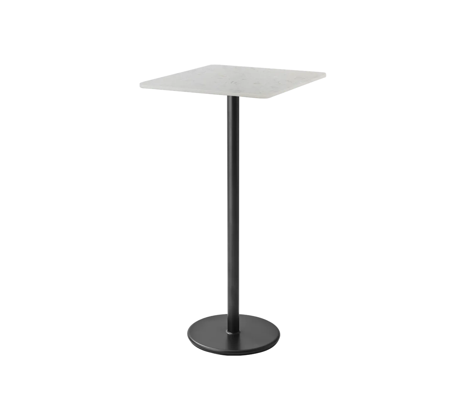 Cane-Line Go barbord 75x75 cm lava grey aluminium