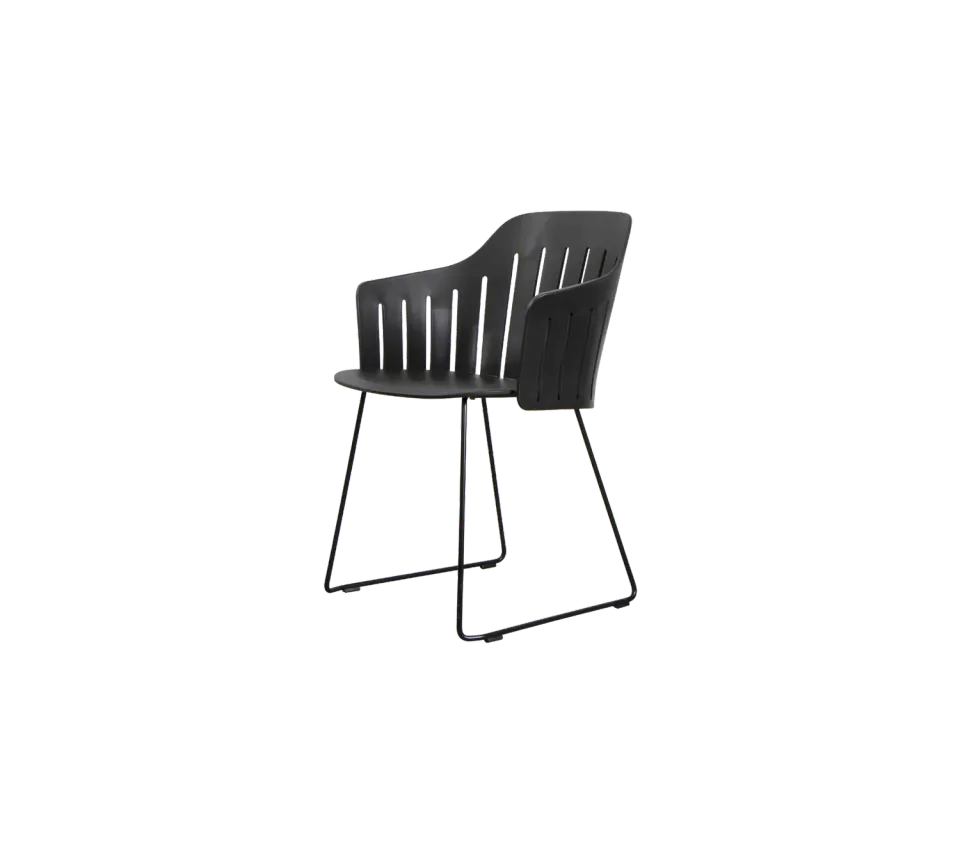 Cane-Line Choice stol meder black genbrug